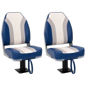 Asientos de barco 2 uds con pedestal giratorio 360° de , Embarcaciones - Ref: Foro24-3294972, Precio: 224,32 €, Descuento: %