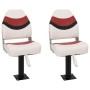 Asientos de barco 2 uds con pedestal giratorio 360° de , Embarcaciones - Ref: Foro24-3294985, Precio: 228,44 €, Descuento: %