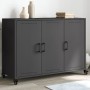 Aparador de acero negro 100,5x39x72 cm de , Aparadores - Ref: Foro24-846680, Precio: 151,76 €, Descuento: %