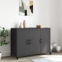 Aparador de acero negro 100,5x39x72 cm de , Aparadores - Ref: Foro24-846680, Precio: 151,76 €, Descuento: %