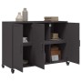 Aparador de acero negro 100,5x39x72 cm de , Aparadores - Ref: Foro24-846680, Precio: 151,76 €, Descuento: %