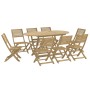 Juego de comedor de jardín 9 piezas madera maciza de acacia | Foro24.es | Tu tienda online para hogar, jardín y más Foro24.es
