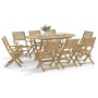 Juego de comedor de jardín 9 piezas madera maciza de acacia de , Conjuntos de jardín - Ref: Foro24-3295004, Precio: 473,10 €,...