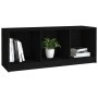 Mueble de TV madera maciza de pino negro 104x33x41 cm de vidaXL, Muebles TV - Ref: Foro24-809964, Precio: 42,37 €, Descuento: %