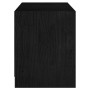 Mueble de TV madera maciza de pino negro 104x33x41 cm de vidaXL, Muebles TV - Ref: Foro24-809964, Precio: 42,37 €, Descuento: %