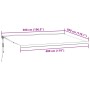 Toldo retráctil automático burdeos 500x300 cm de , Toldos - Ref: Foro24-3215327, Precio: 767,44 €, Descuento: %
