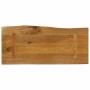 Tablero de mesa borde natural madera maciza mango 80x40x2,5 cm de , Tableros para mesas - Ref: Foro24-370754, Precio: 57,40 €...