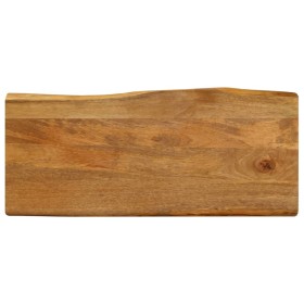Tablero de mesa borde natural madera maciza mango 100x40x2,5 cm de , Tableros para mesas - Ref: Foro24-370756, Precio: 58,65 ...