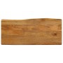 Tablero de mesa borde natural madera maciza mango 100x40x2,5 cm de , Tableros para mesas - Ref: Foro24-370756, Precio: 58,65 ...