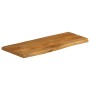 Tablero de mesa borde natural madera maciza mango 100x40x2,5 cm de , Tableros para mesas - Ref: Foro24-370756, Precio: 58,65 ...