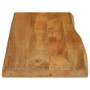 Tablero de mesa borde natural madera maciza mango 100x40x2,5 cm de , Tableros para mesas - Ref: Foro24-370756, Precio: 58,65 ...
