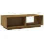 Mesa de centro de madera maciza pino marrón miel 110x50x33,5 cm de vidaXL, Mesas de centro - Ref: Foro24-809885, Precio: 56,0...