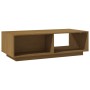 Mesa de centro de madera maciza pino marrón miel 110x50x33,5 cm de vidaXL, Mesas de centro - Ref: Foro24-809885, Precio: 56,0...