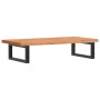 Estante de lavabo de pared de acero y madera maciza de haya de , Tocadores de baño - Ref: Foro24-3302365, Precio: 74,02 €, De...