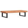 Estante de lavabo de pared de acero y madera maciza de haya de , Tocadores de baño - Ref: Foro24-3302373, Precio: 108,51 €, D...