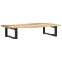 Estante de lavabo de pared acero y madera maciza de acacia de , Tocadores de baño - Ref: Foro24-3302669, Precio: 71,58 €, Des...