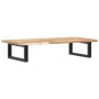 Estante de lavabo de pared acero y madera maciza de acacia de , Tocadores de baño - Ref: Foro24-3302669, Precio: 71,58 €, Des...