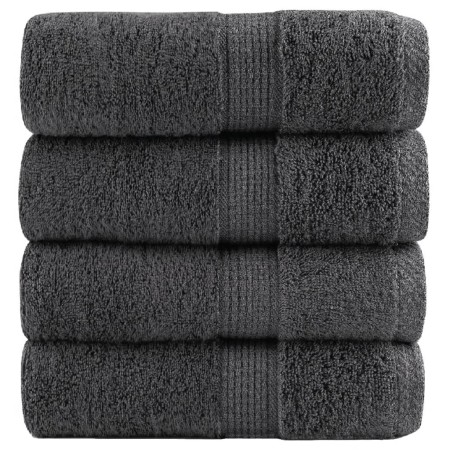 Toallas SOLUND 4 unidades gris antracita 30x30 cm 600 gsm de , Toallas - Ref: Foro24-137149, Precio: 15,13 €, Descuento: %