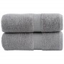 Toallas SOLUND 2 unidades gris 30x30 cm 600 gsm de , Toallas - Ref: Foro24-137299, Precio: 10,60 €, Descuento: %