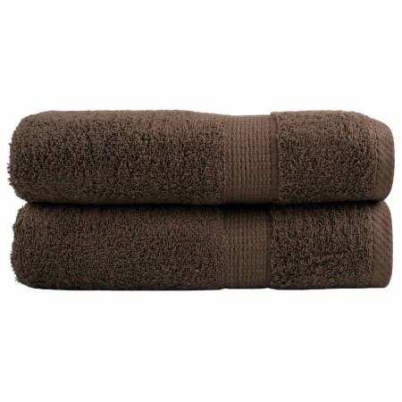 Toallas de mano SOLUND 2 unidades marrón 50x100 cm 600 gsm de , Toallas - Ref: Foro24-137233, Precio: 20,50 €, Descuento: %