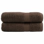 Toallas de mano SOLUND 2 unidades marrón 50x100 cm 600 gsm de , Toallas - Ref: Foro24-137233, Precio: 20,50 €, Descuento: %