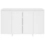 Aparador de madera contrachapada blanco 120x41x75 cm de vidaXL, Aparadores - Ref: Foro24-809602, Precio: 137,04 €, Descuento: %