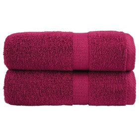 Toallas de invitados SOLUND 2 uds burdeos 30x50 cm 600 gsm de , Toallas - Ref: Foro24-137206, Precio: 13,84 €, Descuento: %