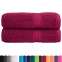 Toallas de ducha SOLUND 2 unidades burdeos 70x140 cm 600 gsm de , Toallas - Ref: Foro24-137212, Precio: 27,94 €, Descuento: %