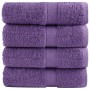Toallas SOLUND 4 unidades morado 30x30 cm 600 gsm de , Toallas - Ref: Foro24-137348, Precio: 12,95 €, Descuento: %