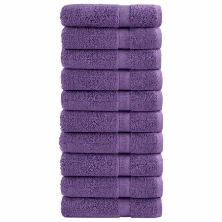 Toallas de mano SOLUND 10 unidades morado 50x100 cm 600 gsm de , Toallas - Ref: Foro24-137355, Precio: 73,86 €, Descuento: %