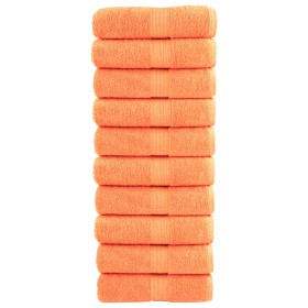 Toallas de invitados SOLUND 10 uds naranja 30x50 cm 600 gsm de , Toallas - Ref: Foro24-137376, Precio: 26,54 €, Descuento: %