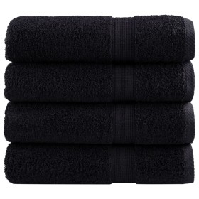 Toallas de mano SOLUND 4 unidades negro 50x100 cm 600 gsm de , Toallas - Ref: Foro24-137426, Precio: 28,14 €, Descuento: %