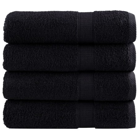 Toallas de mano SOLUND 4 unidades negro 50x100 cm 600 gsm de , Toallas - Ref: Foro24-137426, Precio: 28,14 €, Descuento: %