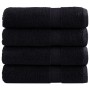 Toallas de mano SOLUND 4 unidades negro 50x100 cm 600 gsm de , Toallas - Ref: Foro24-137426, Precio: 28,14 €, Descuento: %