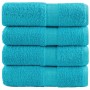 Toallas de invitados SOLUND 4 uds turquesa 30x50 cm 600 gsm de , Toallas - Ref: Foro24-137447, Precio: 17,90 €, Descuento: %