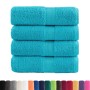 Toallas de invitados SOLUND 4 uds turquesa 30x50 cm 600 gsm de , Toallas - Ref: Foro24-137447, Precio: 17,90 €, Descuento: %