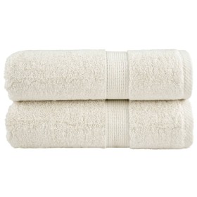 Comprar Toallas de invitados SOLUND 2 uds crema