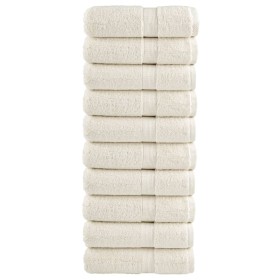 Toallas de invitados SOLUND 10 uds crema 30x50 cm 600 gsm de , Toallas - Ref: Foro24-137472, Precio: 30,41 €, Descuento: %