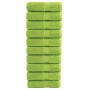 Toallas SOLUND 10 uds verde manzana 30x30 cm 600 gsm de , Toallas - Ref: Foro24-137493, Precio: 22,47 €, Descuento: %