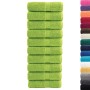 Toallas SOLUND 10 uds verde manzana 30x30 cm 600 gsm de , Toallas - Ref: Foro24-137493, Precio: 22,47 €, Descuento: %