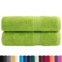 Toallas de ducha SOLUND 2 uds verde manzana 70x140 cm 600 gsm de , Toallas - Ref: Foro24-137500, Precio: 29,96 €, Descuento: %