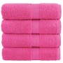Toallas SOLUND 4 unidades rosa 30x30 cm 600 gsm | Foro24.es | Tu tienda online para hogar, jardín y más Foro24.es