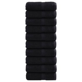 Toallas de invitados SOLUND 10 uds negro 30x50 cm 600 gsm de , Toallas - Ref: Foro24-137424, Precio: 31,34 €, Descuento: %