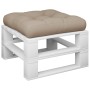 Cojín para sofá de palets de tela gris taupé 60x61,5x10 cm de , Cojines para sillas y sofás - Ref: Foro24-360886, Precio: 25,...