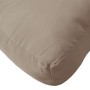 Cojín para sofá de palets de tela gris taupé 60x61,5x10 cm de , Cojines para sillas y sofás - Ref: Foro24-360886, Precio: 25,...