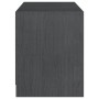 Mueble de TV madera maciza de pino gris 104x33x41 cm de vidaXL, Muebles TV - Ref: Foro24-809962, Precio: 52,59 €, Descuento: %