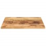 Tablero de mesa cuadrado madera mango rugosa 70x70x3,8 cm de , Tableros para mesas - Ref: Foro24-371409, Precio: 78,01 €, Des...