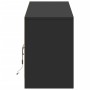 Mueble de TV con LED madera de ingeniería negro 180x34x50 cm de , Muebles TV - Ref: Foro24-3307927, Precio: 188,18 €, Descuen...