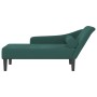 Sofá diván con cojines terciopelo verde oscuro de , Divanes - Ref: Foro24-4007590, Precio: 138,61 €, Descuento: %