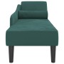 Sofá diván con cojines terciopelo verde oscuro de , Divanes - Ref: Foro24-4007590, Precio: 138,61 €, Descuento: %